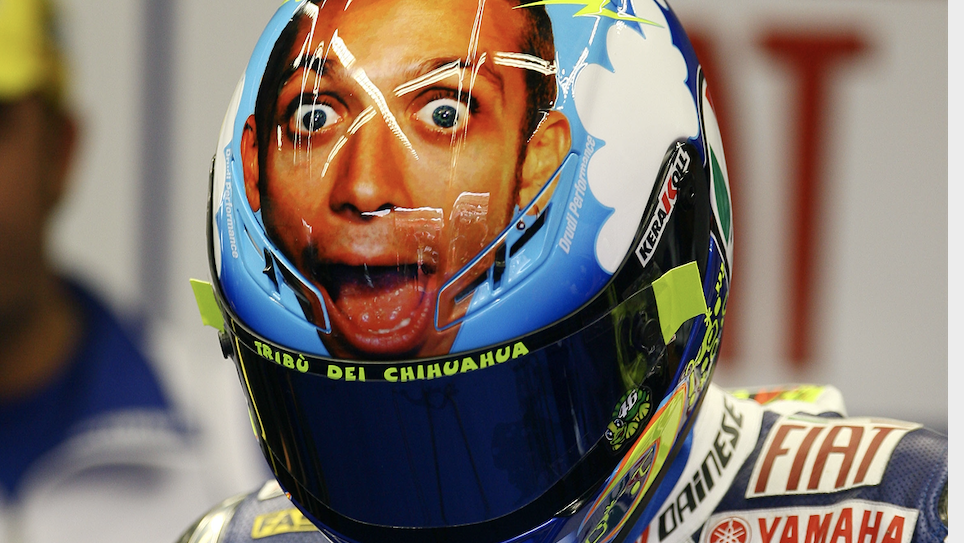 Valentino Rossi helmet, Mugello 2008